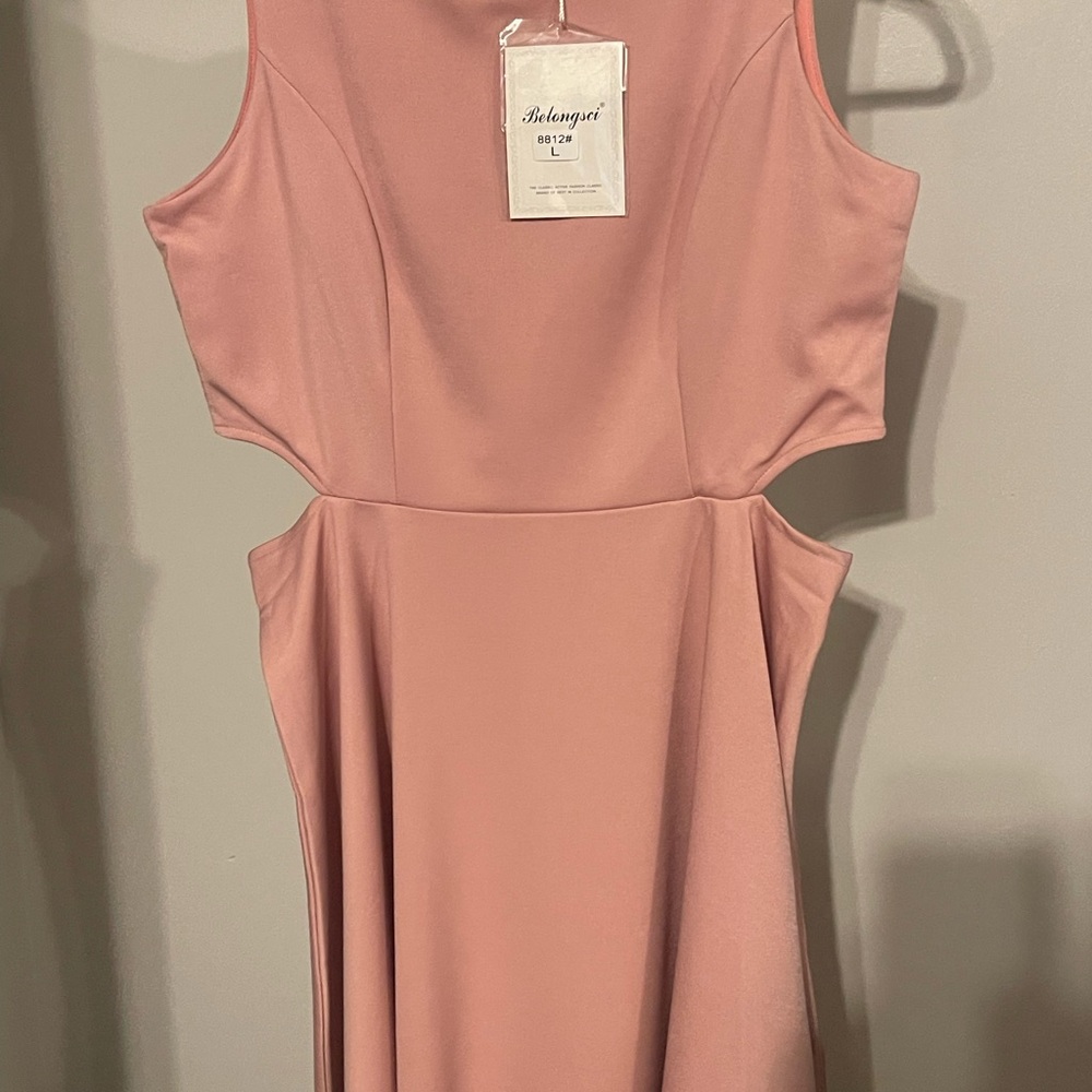 Pink Sleeveless Dress